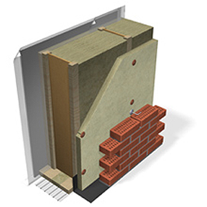 Ventilated I-joist frame wall, passive house